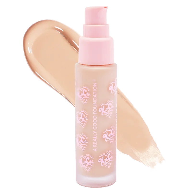 Liquid foundation with velvety texture-A REALLY GOOD FOUNDATION - 102L Very Fair + Cool Pink Undertones