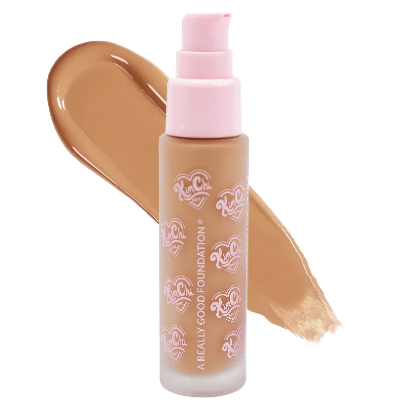 Liquid foundation with waterproof formula-A REALLY GOOD FOUNDATION - 113M Light/Medium + Warm Undertones