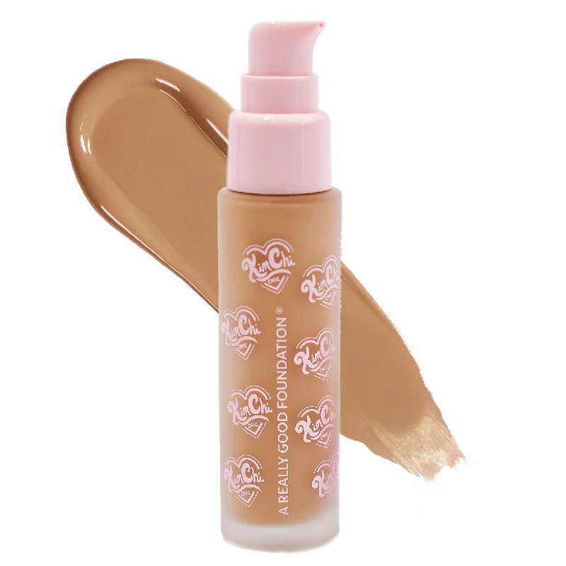 Liquid foundation with transfer-resistant wear-A REALLY GOOD FOUNDATION - 117M Medium + Neutral Undertones