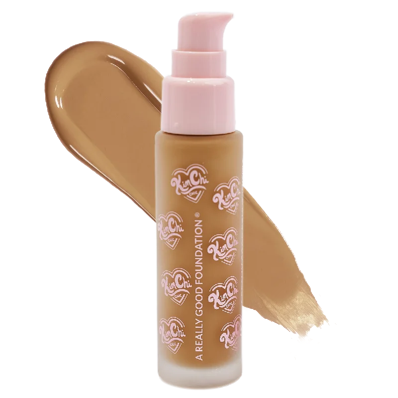 Liquid foundation with sheer coverage-A REALLY GOOD FOUNDATION - 120M Medium/Tan + Warm Olive Undertones