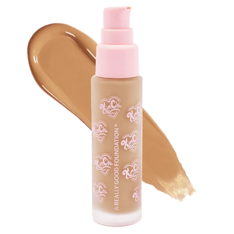 Liquid foundation for special occasions-A REALLY GOOD FOUNDATION - 121MD Medium/Tan + Warm Undertones