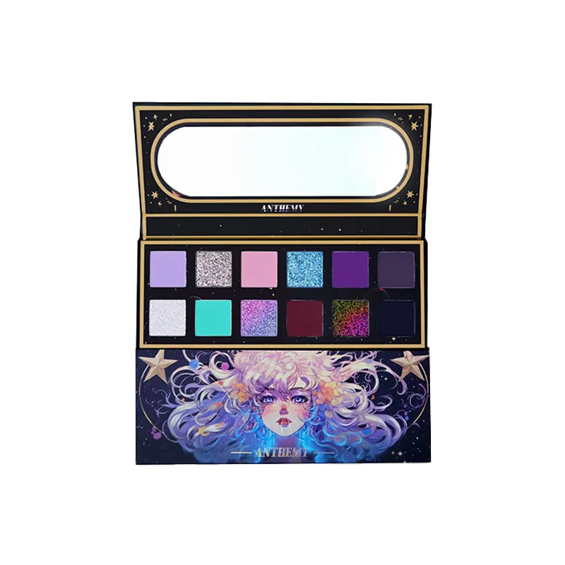 Eye shadow lightweight sheer design-Anthemy Backlight Butterfly Shadow 12-Color Chameleon Eyeshadow Palette