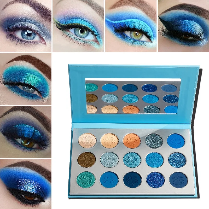 Eye shadow lightweight sheer design-Aqua Diamond Palette