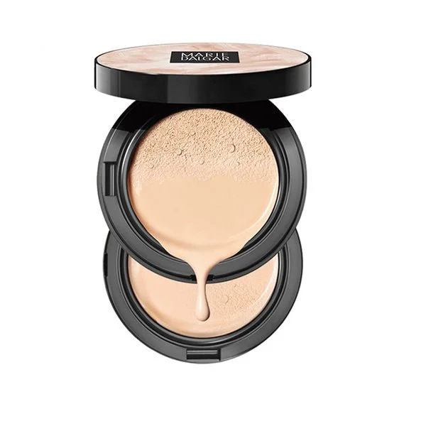 Liquid foundation with glowing coverage-Marie Dalgar BB Air Cushion Foundation