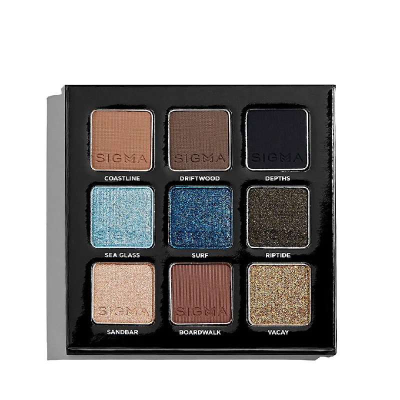 Eye shadow with shimmer finish-BEACHY EYESHADOW PALETTE