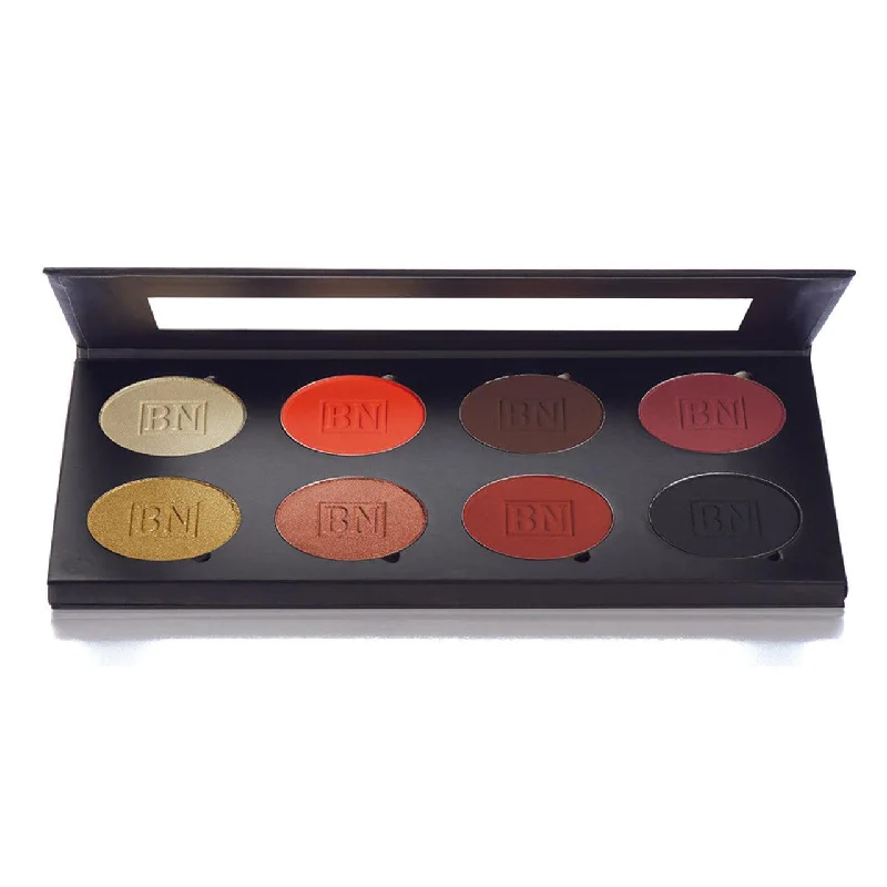 Eye shadow lightweight tones-Ben Nye Pressed 8 Color Palette - Golden Glam (ESP-601)