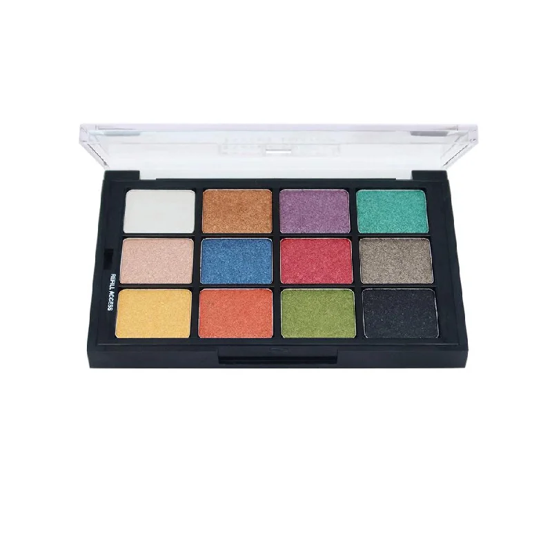 Eye shadow stylish tones-Ben Nye Studio Color Modern Brights Pearl Sheen Palette (STP-85)