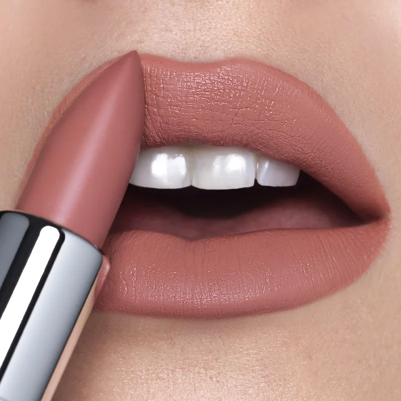 Top lipstick for natural beauty-Booked Out | A Nude With A Touch Of Rose Matte Lipstick