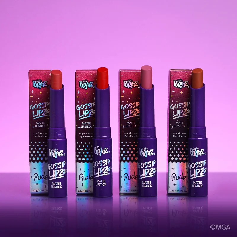 How to apply lipstick for bold lips-Bratz Gossip Lipz Matte Lipstick