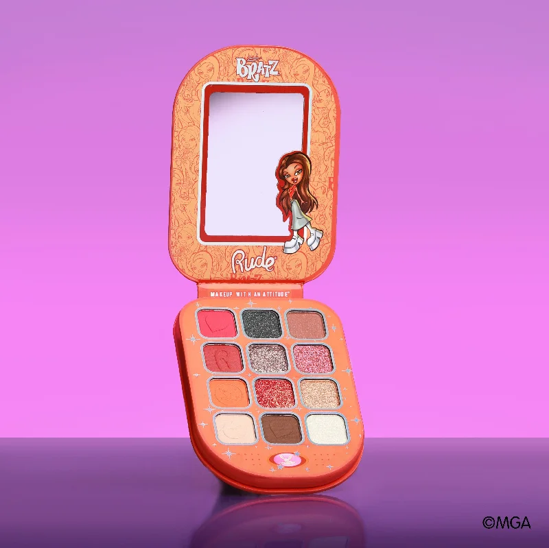 Eye shadow lightweight satin-Bratz Sasha Eyeshadow Palette - Bunny Boo