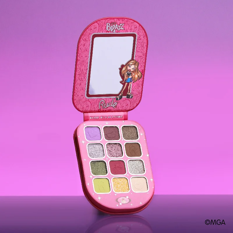 Eye shadow with velvety blend-Bratz Yasmin Eyeshadow Palette - Pretty Princess