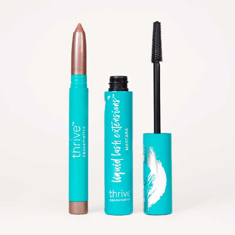 Mascara for outdoor use-Brilliant Eye Brightener™ + Liquid Lash™ Extensions Mascara Set