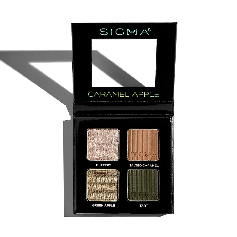 Eye shadow stylish palette-CARAMEL APPLE EYESHADOW QUAD