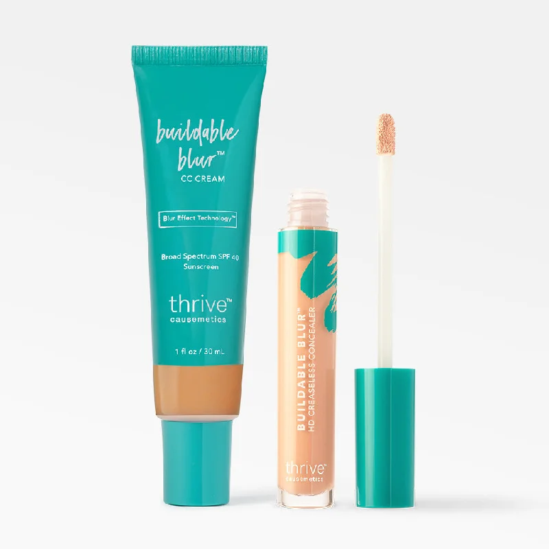 Concealer for smooth texture effect-CC Cream + Concealer Set