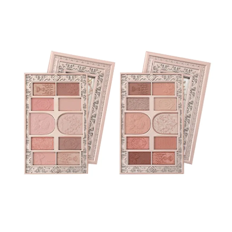 Eye shadow with transfer-resistant design-CHEERFLOR Love & Romantic Ten-Color Framed Eyeshadow Palette