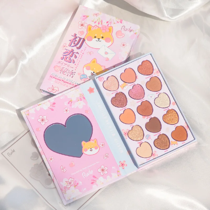 Eye shadow stylish hue palette-Chibi Manga Collection 15 Color Palette - First Love Diary Secrets