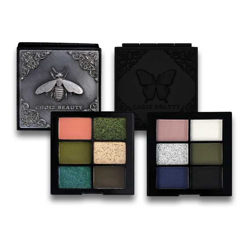 Eye shadow for travel glamour palette-CHOIZ BEAUTY Insect Series 6-color Chameleon Eyeshadow Palette