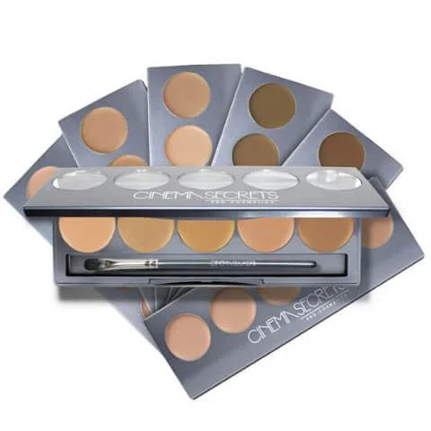 Liquid foundation for tan skin-Cinema Secrets Ultimate Foundation 5-IN-1 PRO Palettes