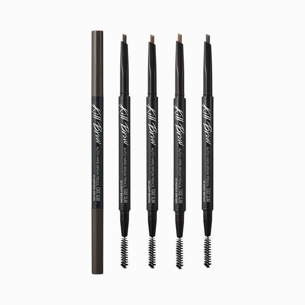 Eyebrow Pencil for makeup bags-CLIO KILL BROW AUTO HARD BROW PENCIL