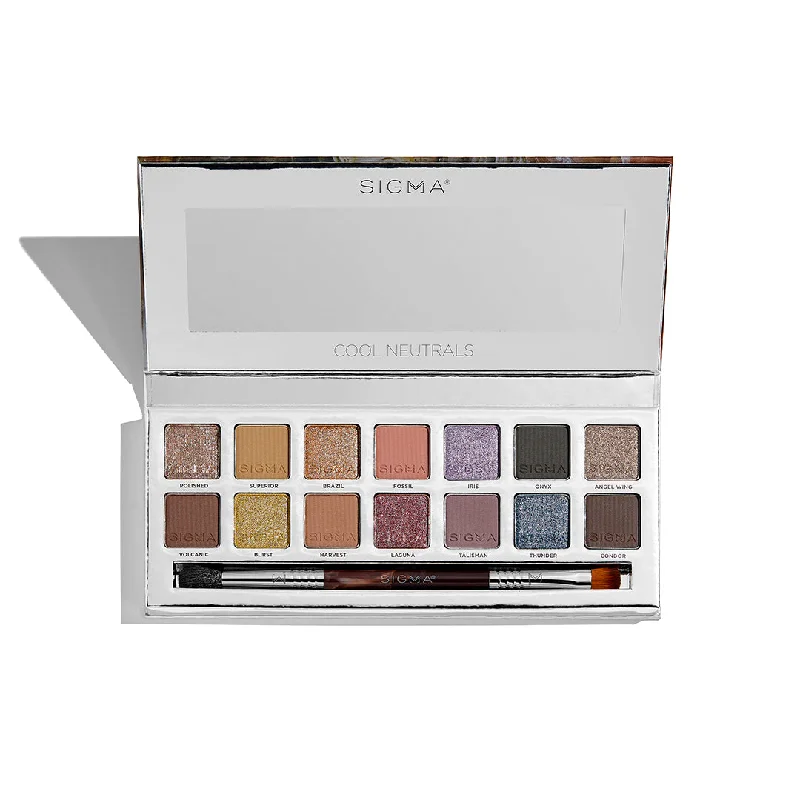 Eye shadow with smudge-resistant design palette-Cool Neutrals Eyeshadow Palette