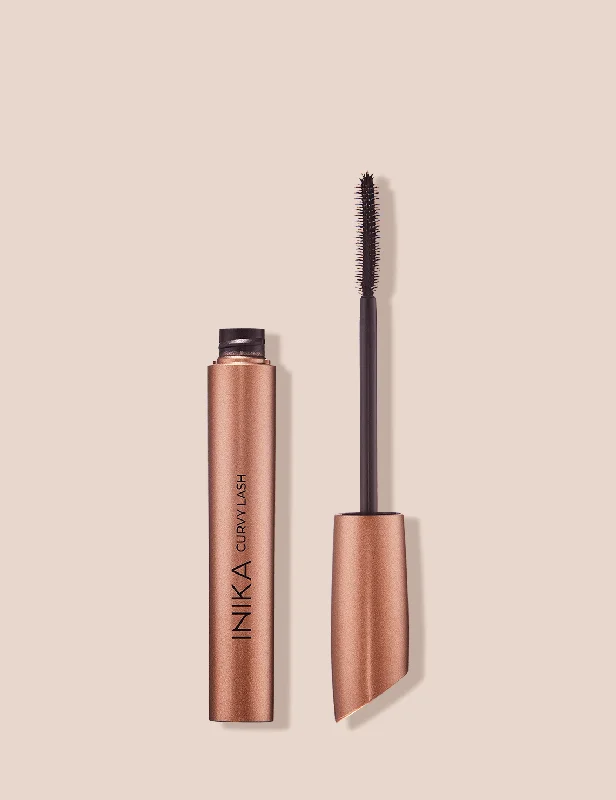 Mascara for extensions-INIKA Organic Curvy Lash Mascara (Black)