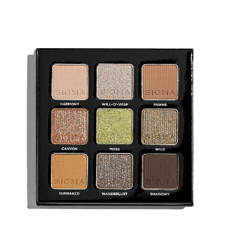 Eye shadow for sensitive skin-EARTHY EYESHADOW PALETTE