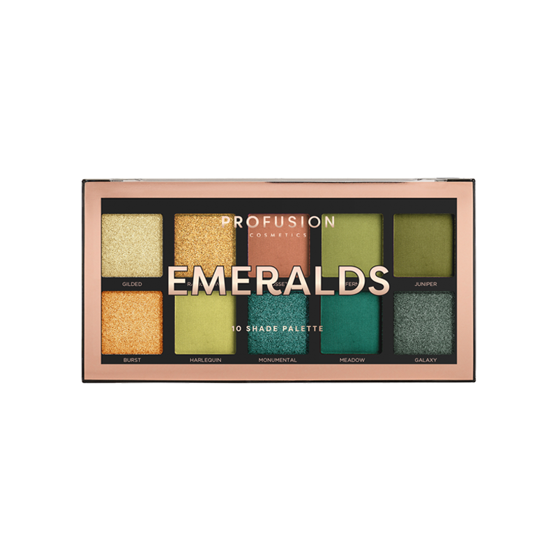 Eye shadow for modern glamour palette-Emeralds