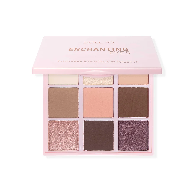 Eye shadow with bold hue design-Enchanting Eyes Talc-Free Eyeshadow Palette