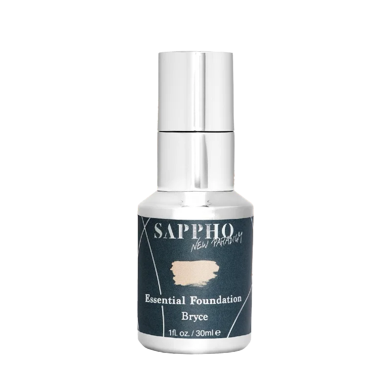 Liquid foundation with sweat-resistant wear-Sappho New Paradigm Essential Foundation