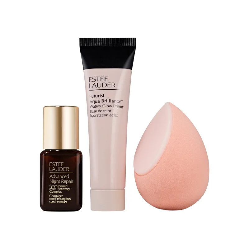 Liquid foundation with breathable coverage-Futurist Hydra Rescue Foundation Kit