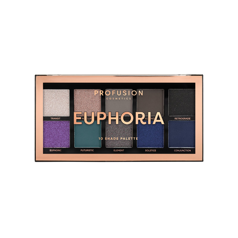 Eye shadow for chic glamour palette design-Euphoria