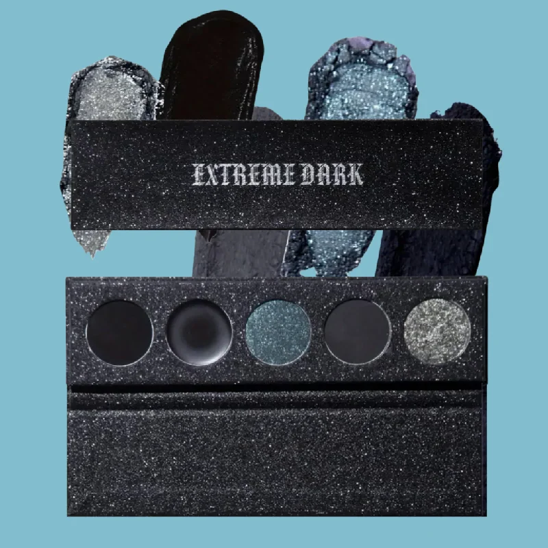 Eye shadow for subtle glamour design-Extreme Dark Eyeshadow Palette - Teal