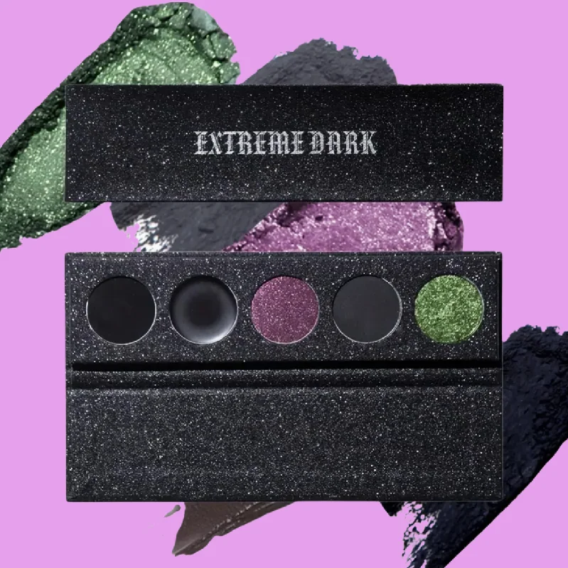 Eye shadow for classic glamour design-Extreme Dark Eyeshadow Palette - Purple