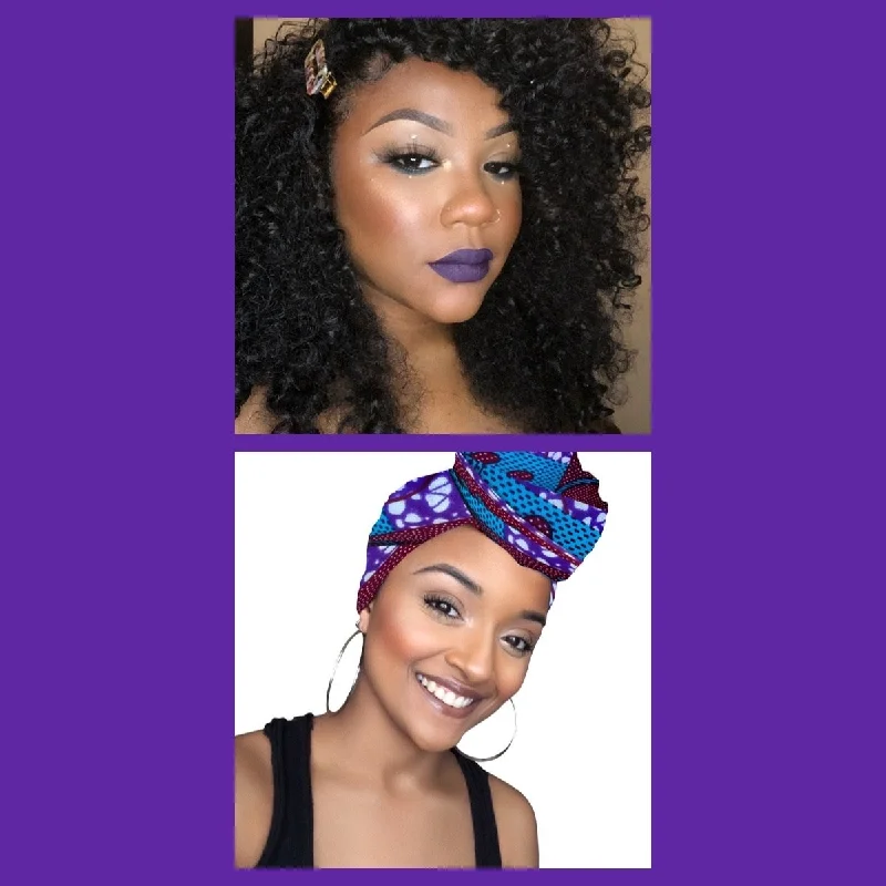 Affordable lipstick with matte shine-Faith Ave Headwrap & Matte liquid Lipstick Combo