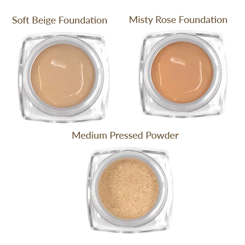 Liquid foundation for evening wear-Foundation Sample Kit: Soft Pink Tones