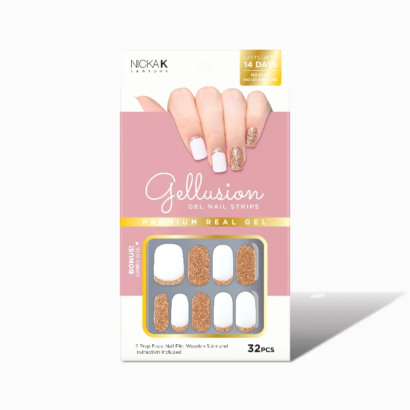 Nail Polish memory nails-Gellusion Gel Nail Strips