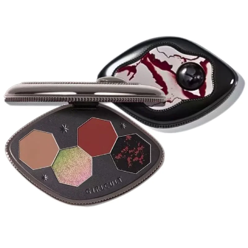 Eye shadow with deep hue design-Girlcult Cyber Chaizi Series Quad Eyeshadow