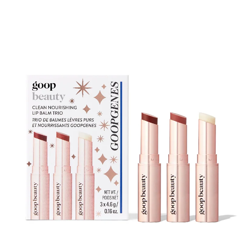 Best lipstick for bright hues-GOOPGENES Clean Nourishing Lip Balm Trio