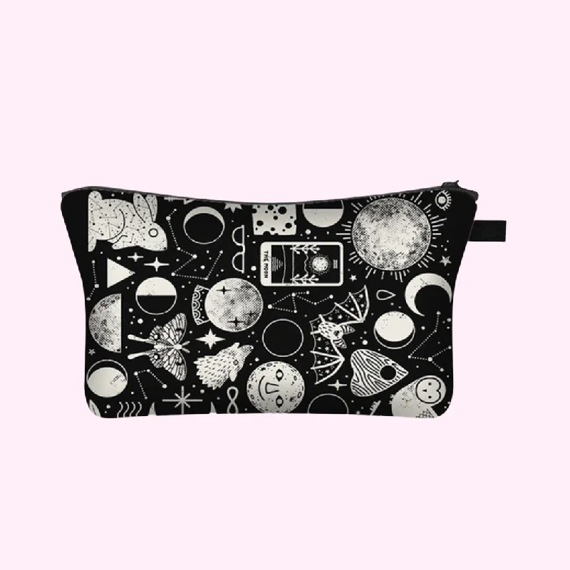 Cosmetic bag for daily organizer-Gothic Constellations Cosmetic Bag