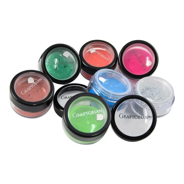 Eye shadow with multiple hues-Graftobian Glitter Powder