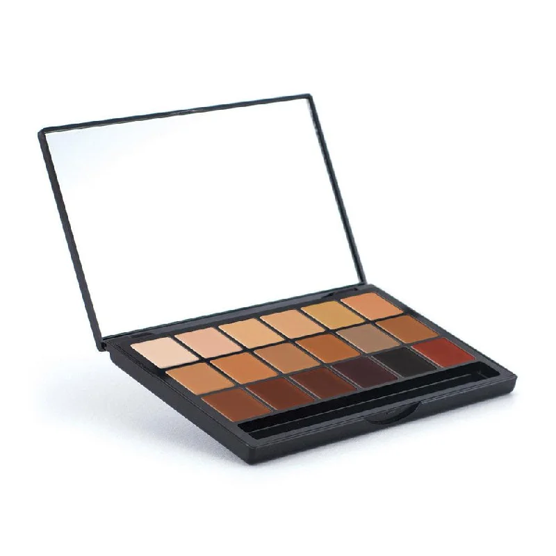 Eye shadow with vivid pigments-Graftobian HD Glamour Creme Super Palette Inclusion (30242)