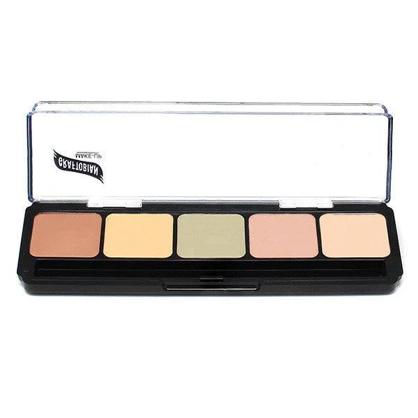 Eye shadow for dramatic effect-Graftobian HD Glamour Creme Corrector Palette