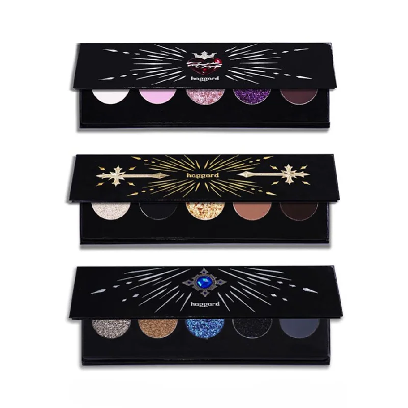 Eye shadow with cool shade design-HAGGARD Scepter Series Smoky Five-Color Eyeshadow Palette