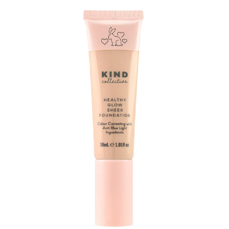 Liquid foundation for sensitive eyes-Healthy Glow Sheer Foundation with Blue Light Protection