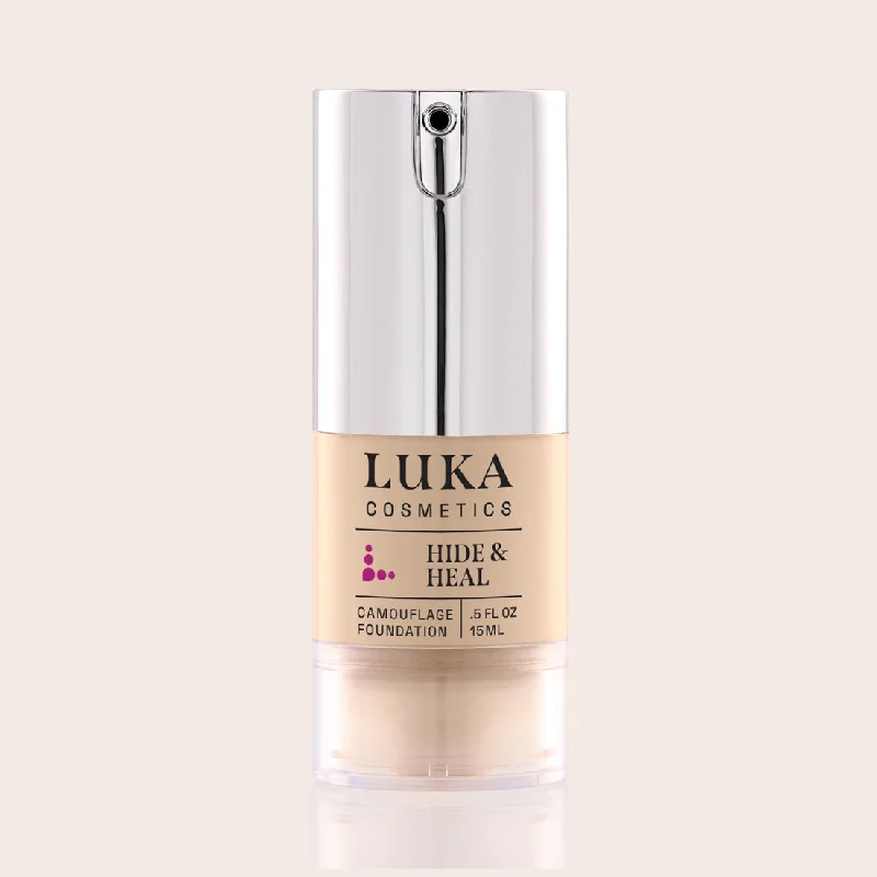 Liquid foundation for older skin-Hide & Heal Camouflage Foundation