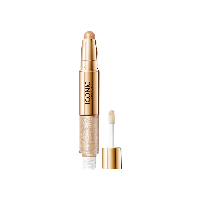 Concealer for dewy texture effect-Iconic London Radiant Concealer & Brightening Duo