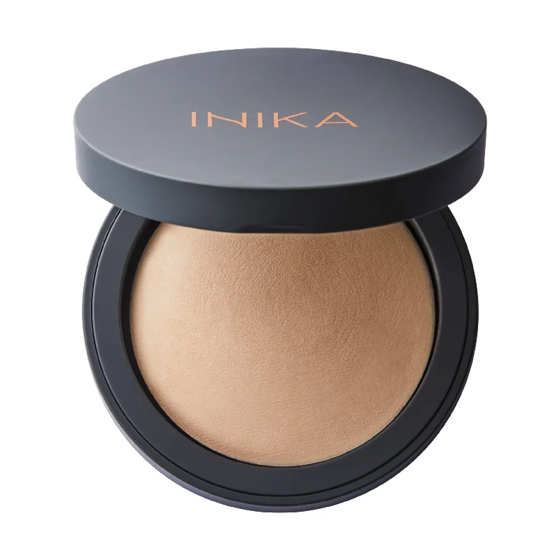 Liquid foundation with matte texture-INIKA Organic Baked Mineral Foundation