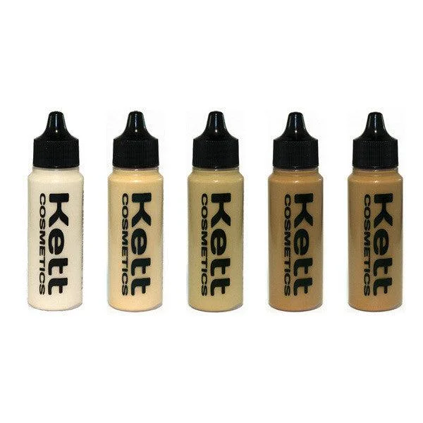 Liquid foundation with even finish-Kett Hydro Foundation Olive Series - Single 1 OZ Foundation