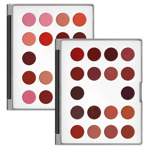 Eye shadow for glamorous nights-Kryolan Lip Rouge Mini-Palette 18 Colors