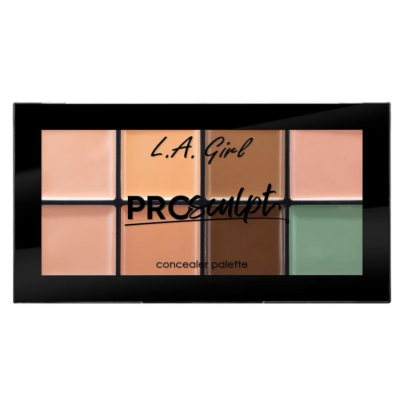 Concealer for dry skin type effect-L.A. Girl Pro Sculpt Concealer Palette